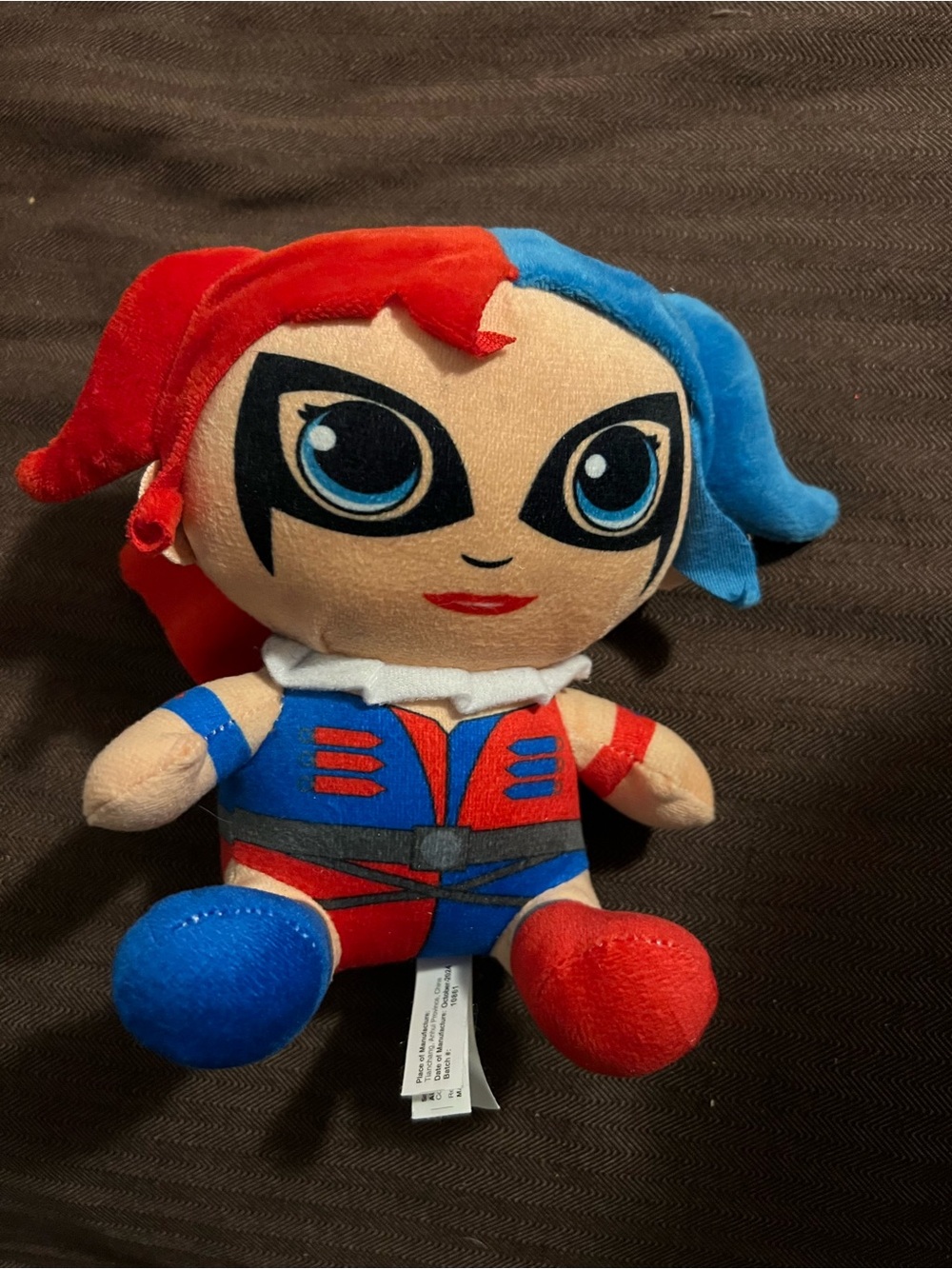DC Justice League Harley Quinn 7" Plush Doll Licensed 2024 Toy Factory